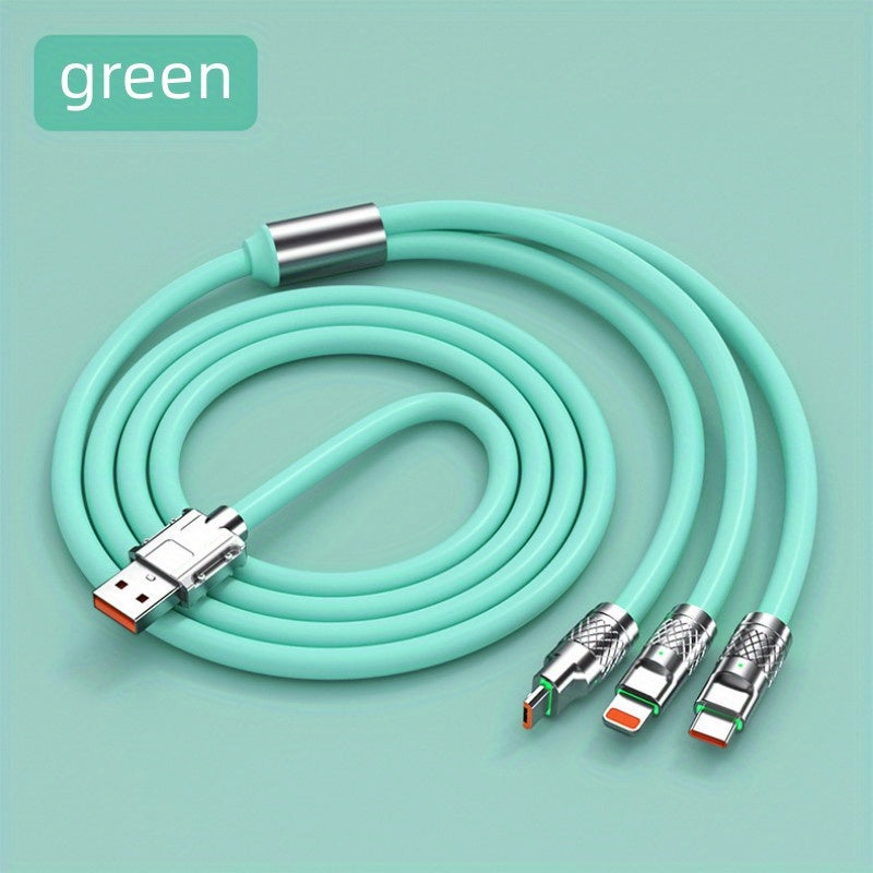 Super Fast 120W USB Type-C Charger Cable For IPhone & Other Devices At Full Speed!