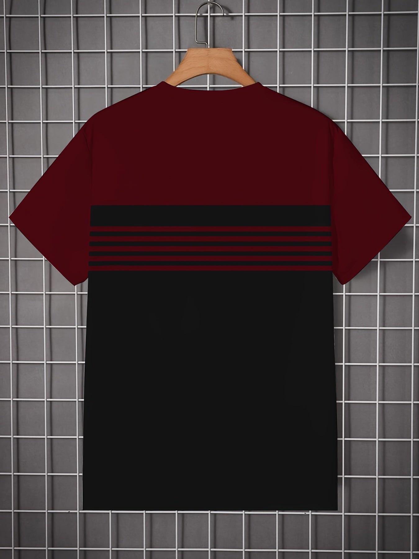 Men'S Maroon & Black Graphic T-Shirt - Bold "to Success" Print, Comfort Stretch Fabric, Machine Washable, Round Neck Short Sleeve Tee for Summer Casual Wear, Ideal Gift for Men, Comfortable Fit Shirt | Round Neck Tshirt | Dur