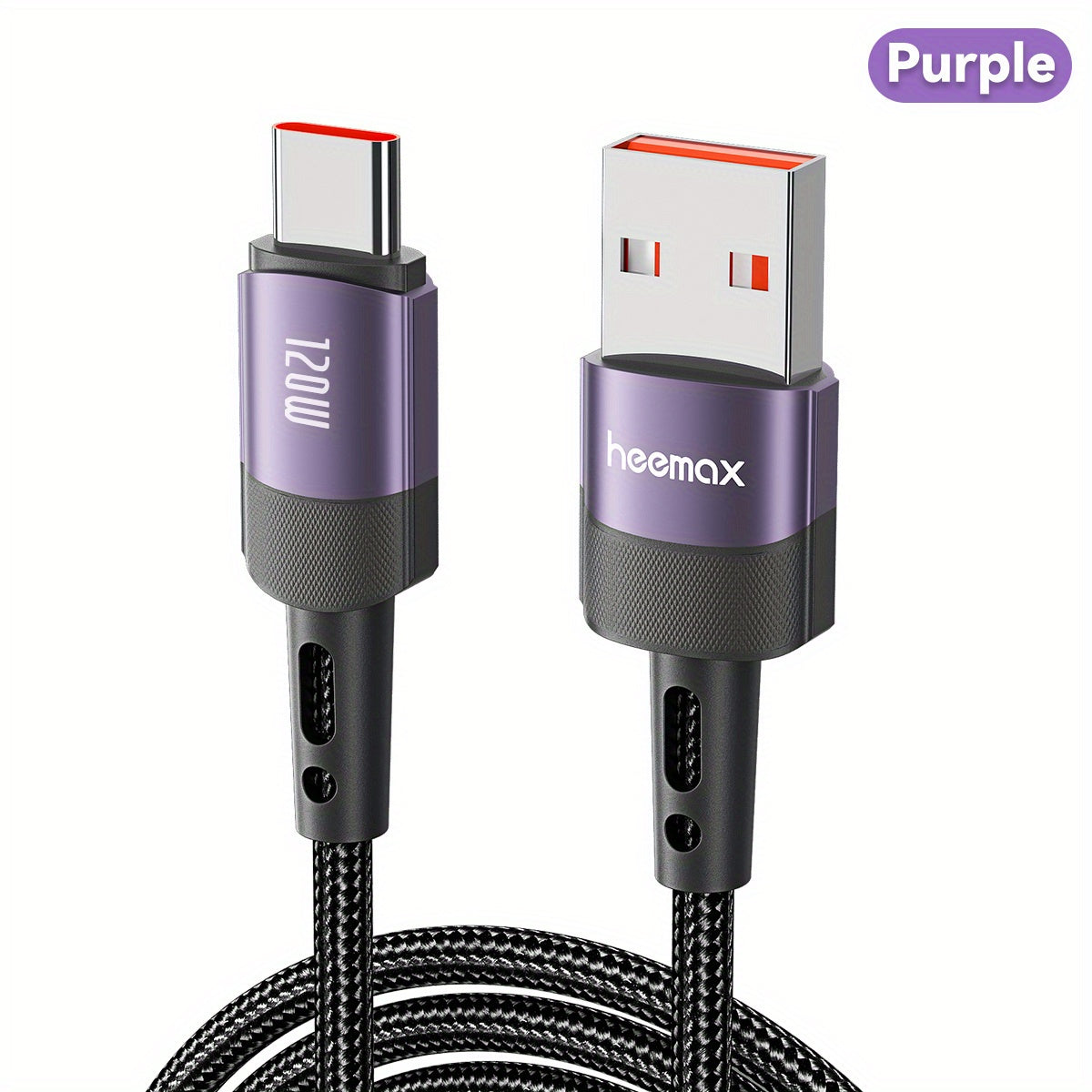 7A 120W Max Fast Charging Type C Cable, USB A to USB C Cable Fast Charging Cable, USB Cable Compatible with iPhone 15/15Plus/15 Pro/15 Pro Max, Fast Charging for Honor, Realme, OPPO, Oneplus, Xiaomi, Advance Fast Charging for