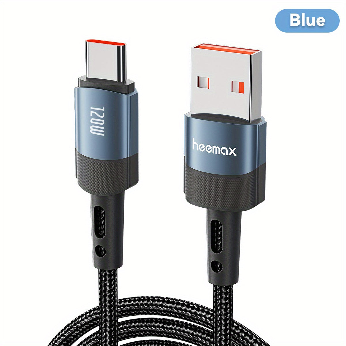 7A 120W Max Fast Charging Type C Cable, USB A to USB C Cable Fast Charging Cable, USB Cable Compatible with iPhone 15/15Plus/15 Pro/15 Pro Max, Fast Charging for Honor, Realme, OPPO, Oneplus, Xiaomi, Advance Fast Charging for