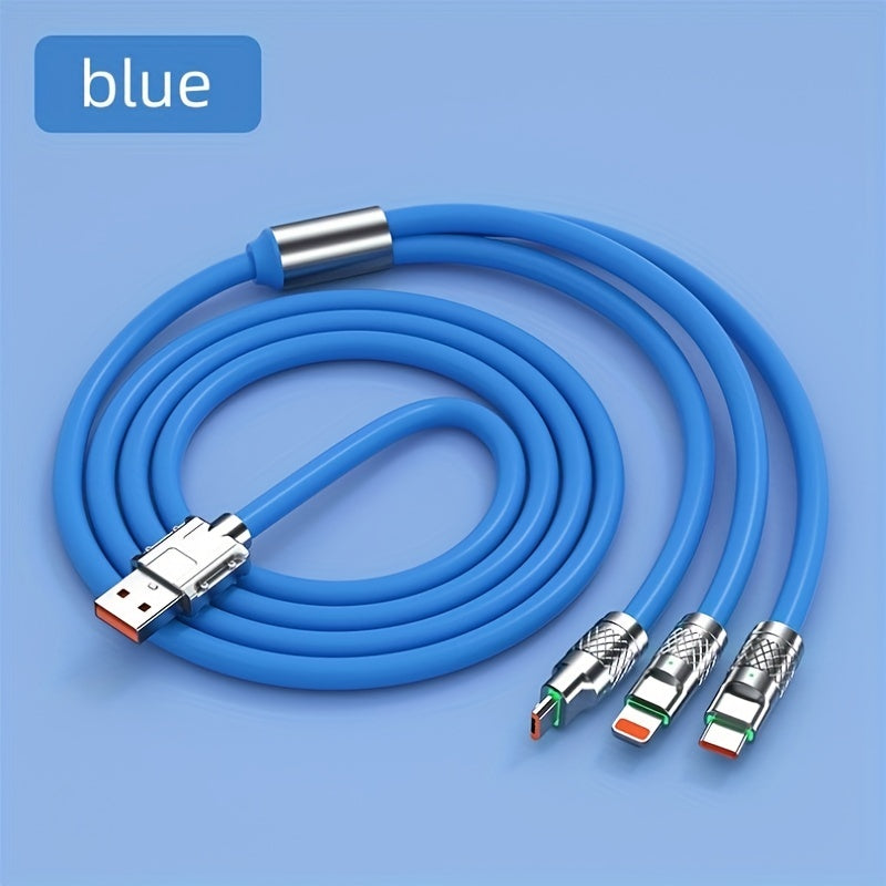 Super Fast 120W USB Type-C Charger Cable For IPhone & Other Devices At Full Speed!
