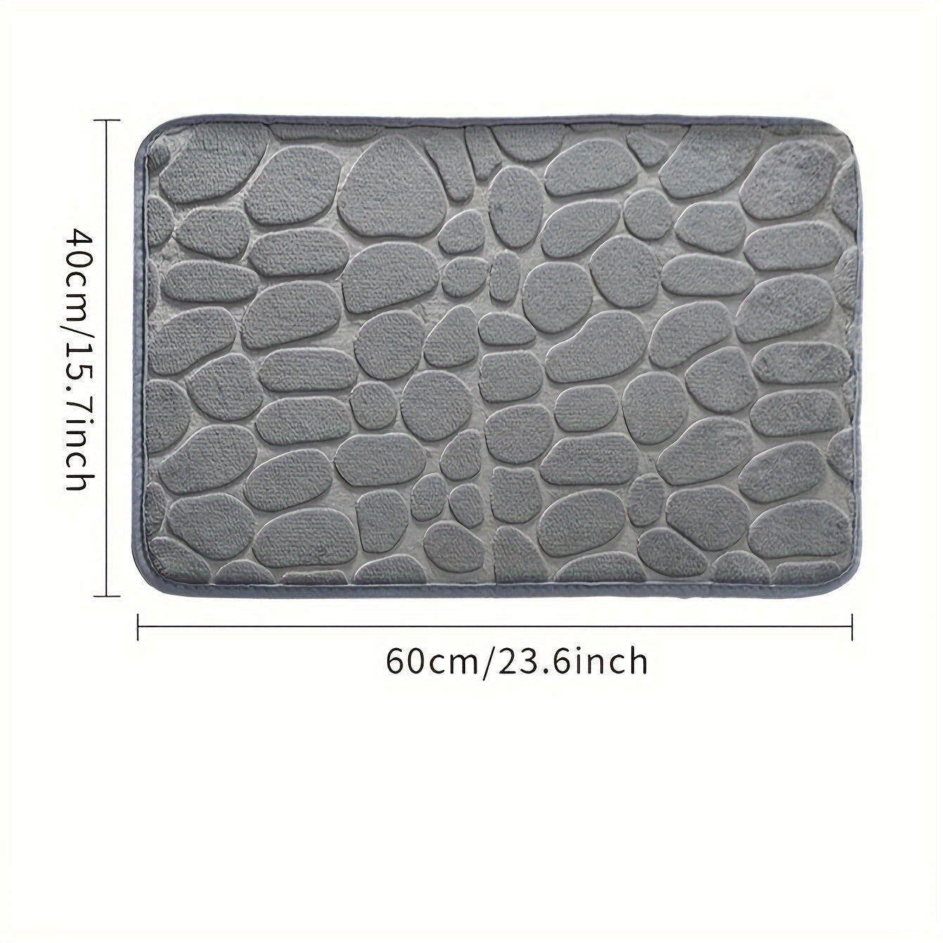Luxurious Coral Fleece Non-Slip Bathroom Mat - Soft, Absorbent, Machine Washable Bath Rug with PVC Backing, Available in Multiple Colors, Ideal for Bathroom Safety, Bathroom Safety Mat|Decorative Bath Mat|Pvc Backing Mat