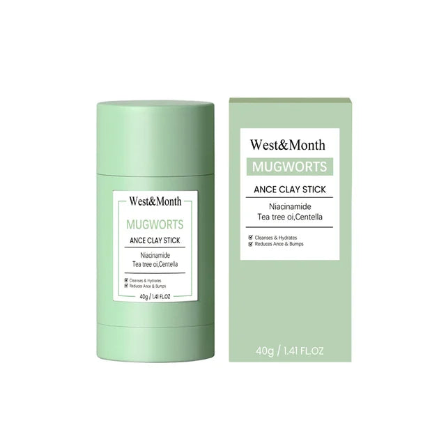 West & Month Remove Cravos, Lama Sólida, Máscara Facial Refrescante, Limpeza da Pele, Hidratante, Controle de Oleosidade, Diminuição dos Poros, Cuidados com a Pele