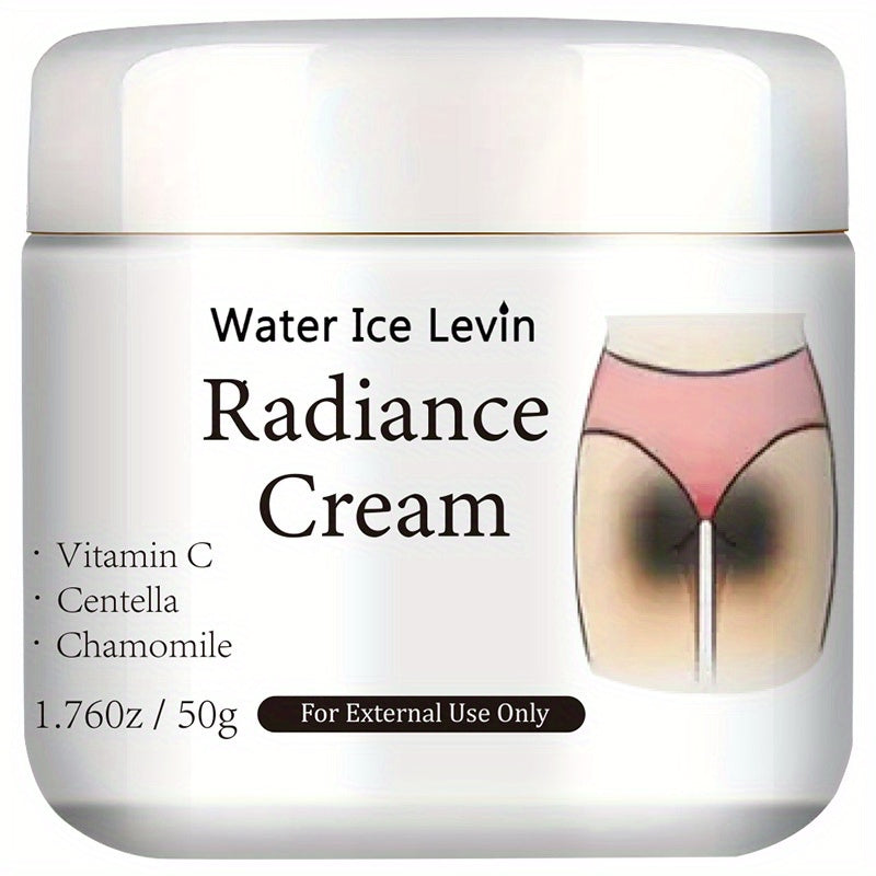 Water Ice Levin Radiance Cream 50g - Hypoallergenic Moisturizer for Private Areas, Armpits, Joints | Vitamin C & Chamomile Blend | Improves Melanin Appearance, Illuminates Skin, Improves Appearance of Armpits, Skin Care