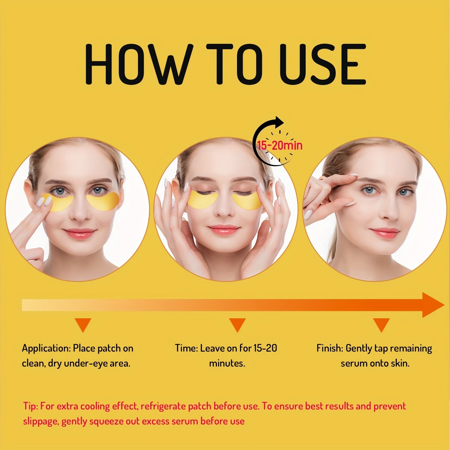 60pcs of Golden retinol and collagen eye masks. They can enhance the eye Light Beige, stretch and firm it, provide super moisturization to the eye Light Beige, and smooth fine lines. They are products all year round, suitable