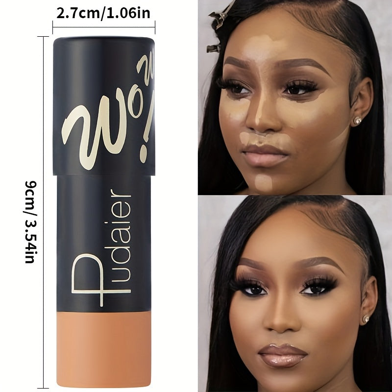 Waterproof Foundation Stick, Concealer Stick, Long-lasting Coverage, Waterproof and Sweat-proof, Suitable for Various Daily Makeup Looks