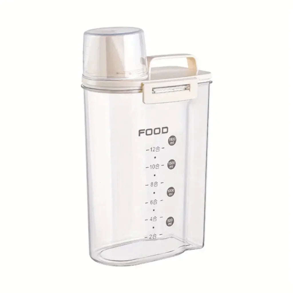 Hermetic Pot Cup Meter Beak Doser Kitchen Anti-Meds Multipurpose Laundry Practical Storage Compact Organizer