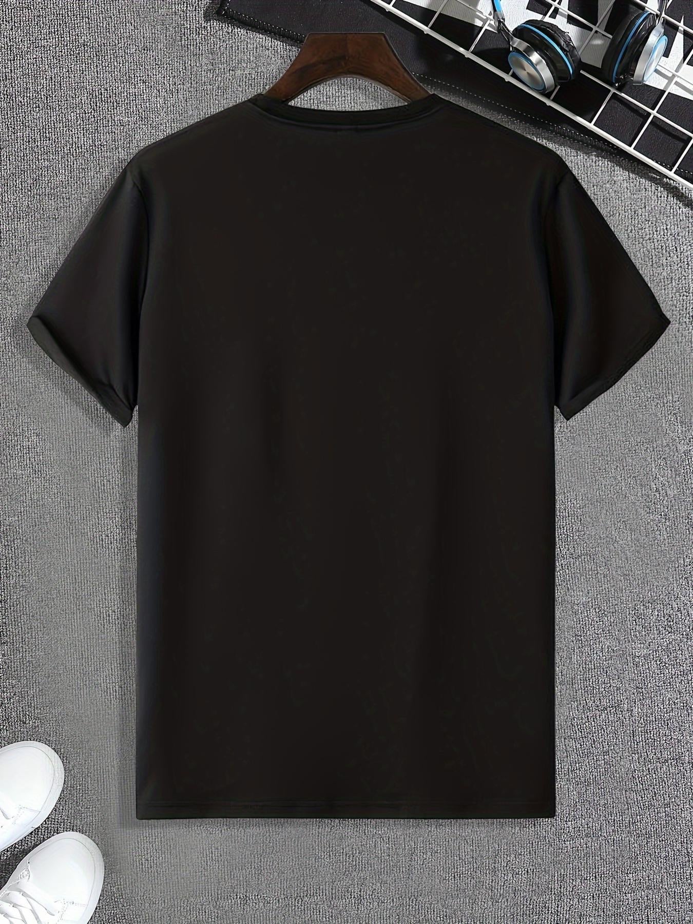 Men's Heavyweight 100% Cotton Crew Neck T-Shirt - Regular Fit Short Sleeve Shirt, Minimalist Milan Italy Lettering Front Print, Breathable Everyday & Formal Wear, Soft Everyday Casual Shirt for Men - Ideal Gift for Birthdays,