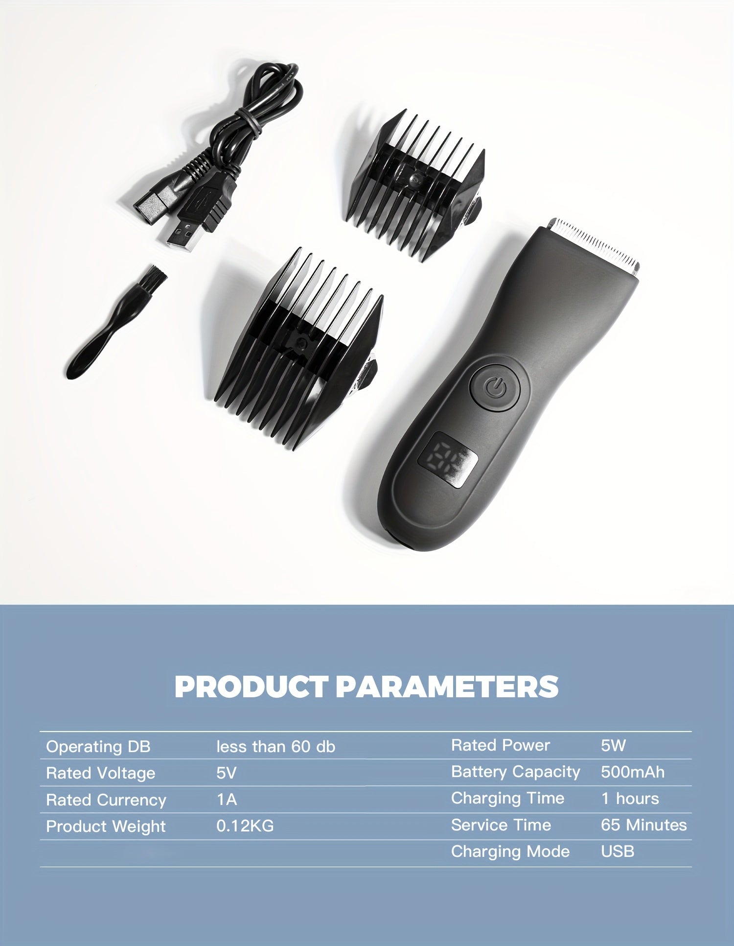 Hair Trimmer for Men in 2025, Shaver Design for Groin Grooming, Replaceable Ceramic Blade Heads, Cordless Electric Body Groomer with Power Display, Best Gifts for Loved
