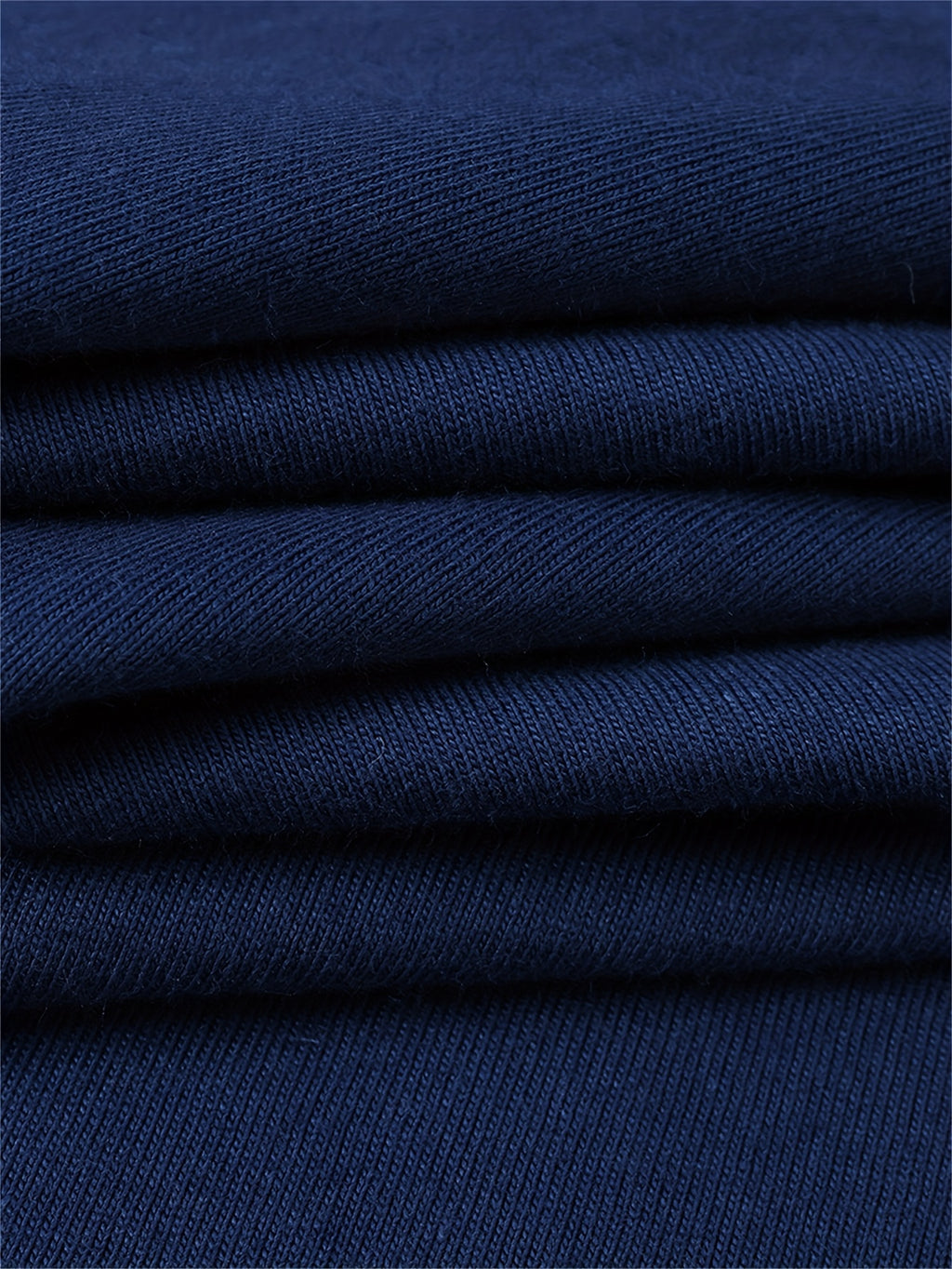 Men's Heavyweight 210gsm 100% Cotton T-Shirt - Navy Blue Crew Neck Tee, Relaxed Fit Everyday Casual Shirt for Gym, Office & Outings - Machine Washable, Weekend Attire, Graphic Print Tee, Comfortable Material, Short Sleeve Top