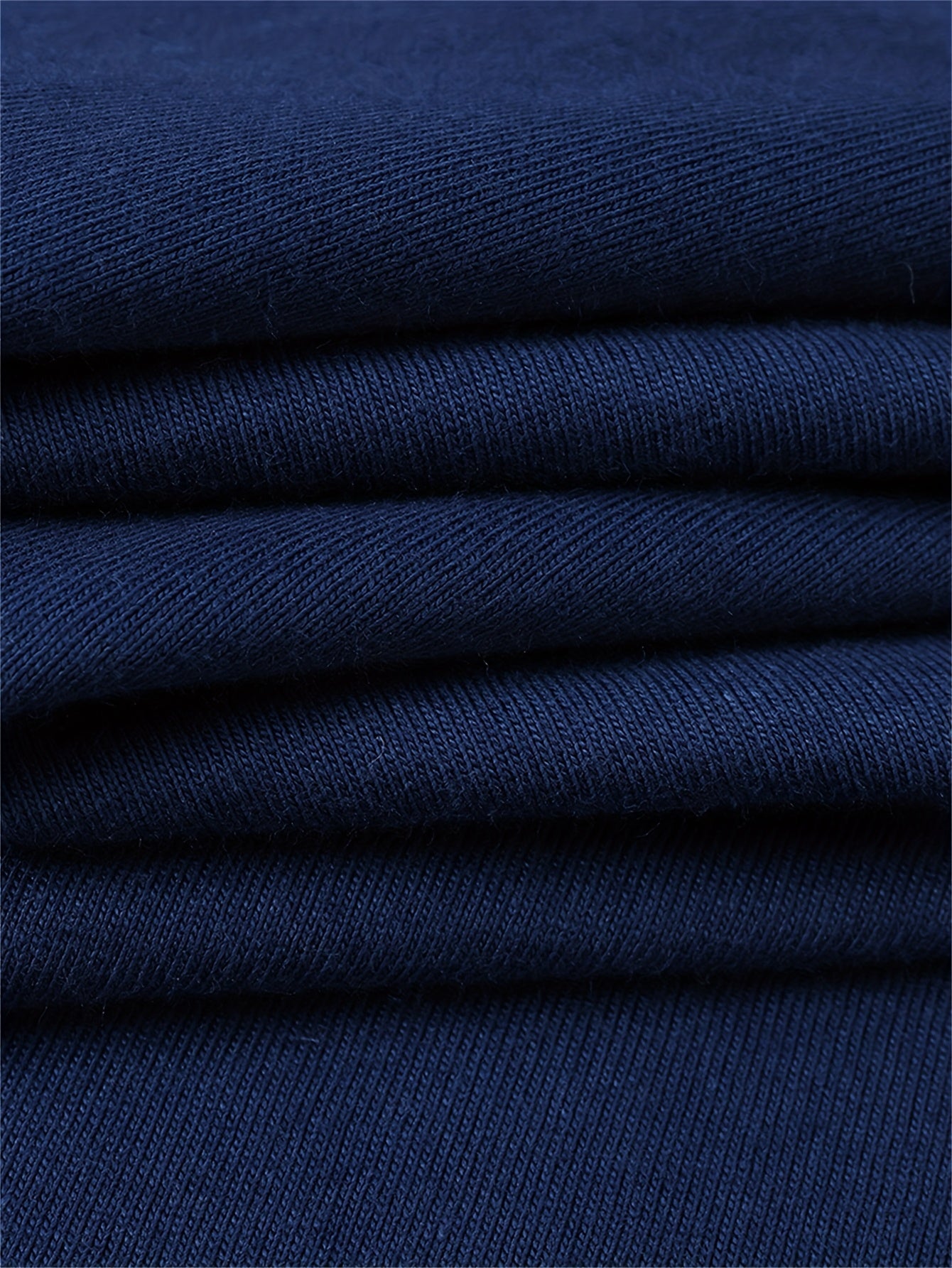 Men's Heavyweight 210gsm 100% Cotton T-Shirt - Navy Blue Crew Neck Tee, Relaxed Fit Everyday Casual Shirt for Gym, Office & Outings - Machine Washable, Weekend Attire, Graphic Print Tee, Comfortable Material, Short Sleeve Top