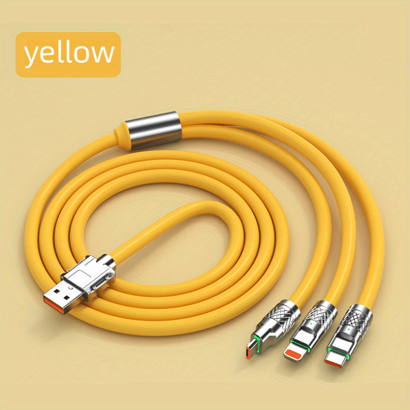 Super Fast 120W USB Type-C Charger Cable For IPhone & Other Devices At Full Speed!